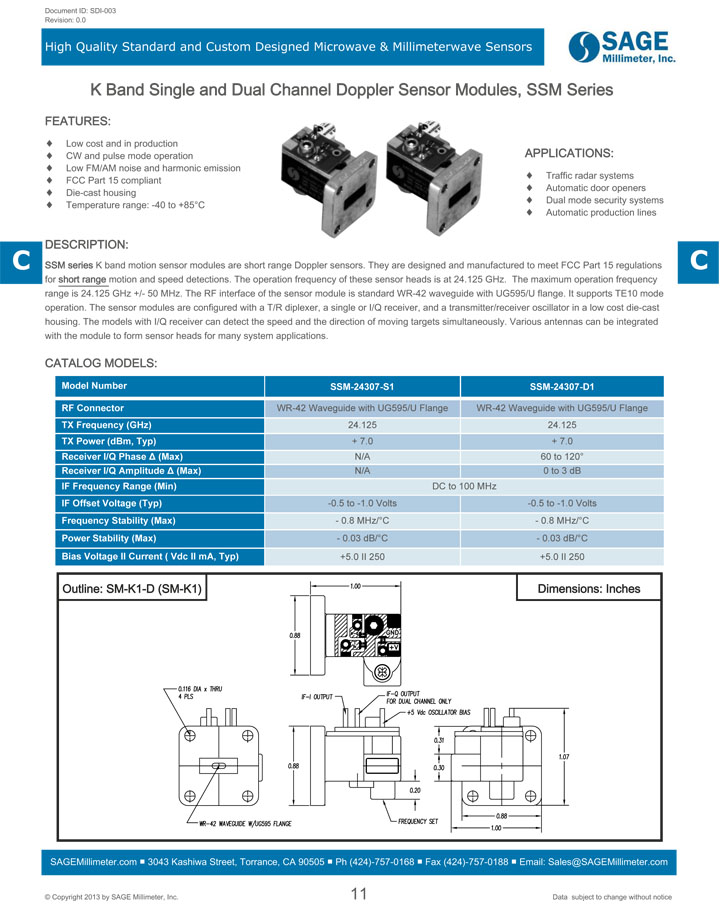 D-Sensor Modules